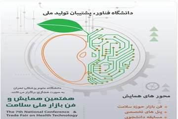 پوستر هفتمین همایش و فن بازار ملی سلامت